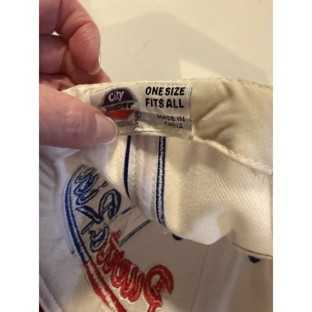 Puerto Rico 21 City Hunter Red Blue White Baseball Strapback Cap Hat